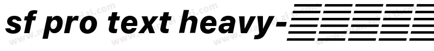 sf pro text heavy字体转换